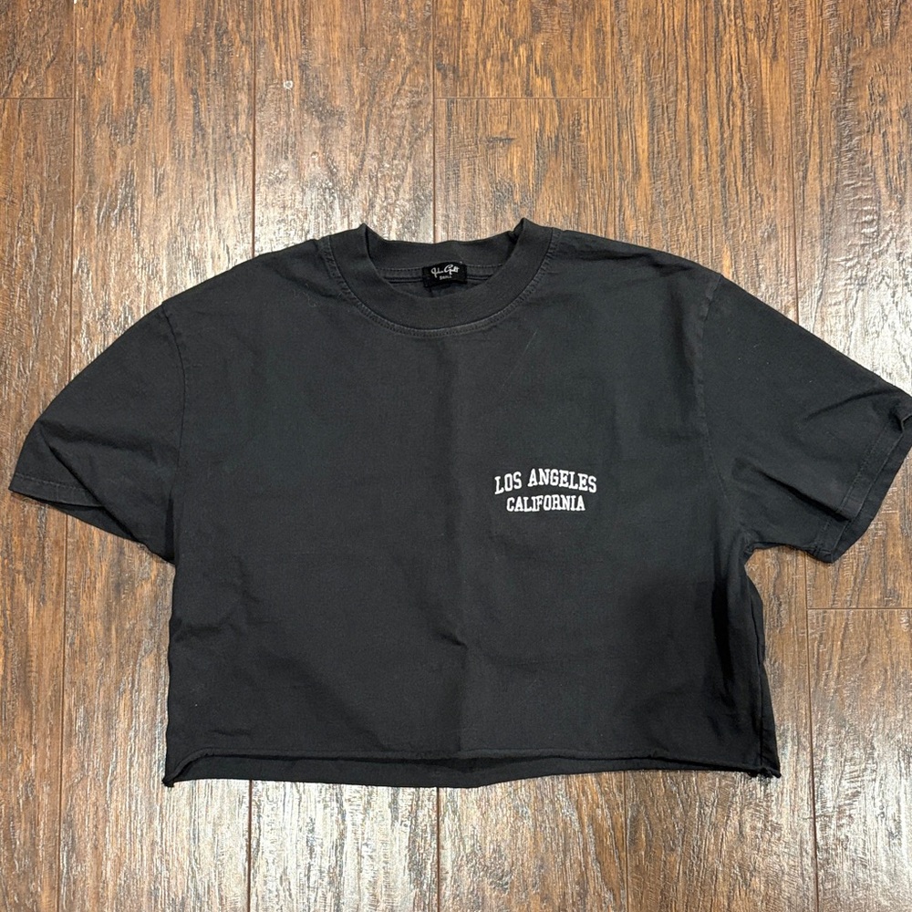 Black Crop Top - Los Angeles California